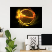 atoom-splitsing poster (Thuiskantoor)