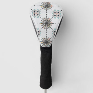 Atoom Starburst Retro Midden Jaren 50 Golfheadcover