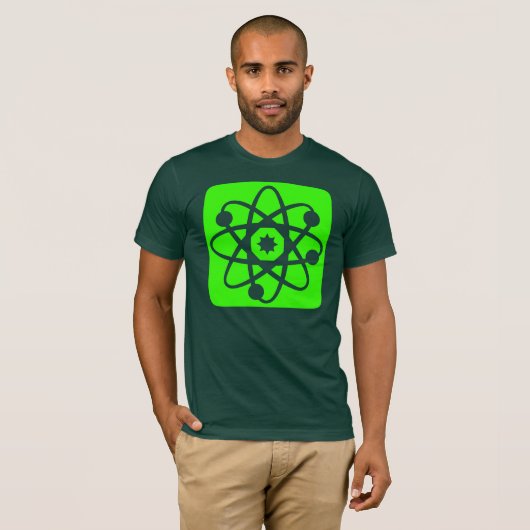 atoom-symbool t-shirt (Voorkant volledig)