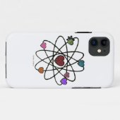 Atoom Valentijn Luipaardprint Harten Case-Mate iPhone Case (Achterkant (horizontaal))