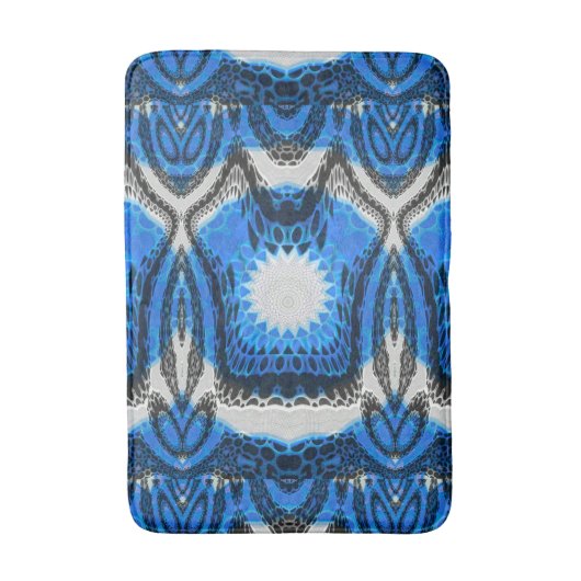 atoomblauw badmat (Voorkant Verticaal)