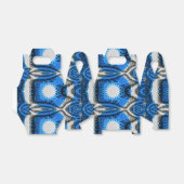 atoomblauw bedankdoosjes (Uitgevouwen)