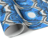 atoomblauw cadeaupapier (Rol Hoek)