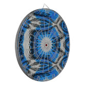 atoomblauw dartbord (Voorkant Links)