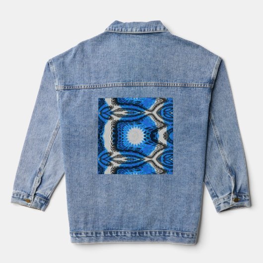 atoomblauw denim jacket (Achterkant)