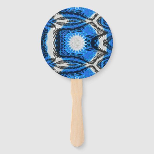 atoomblauw handwaaier (Voorkant)