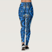 atoomblauw leggings (Achterkant)