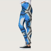 atoomblauw leggings (Links)