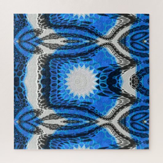 atoomblauw legpuzzel (Verticaal)