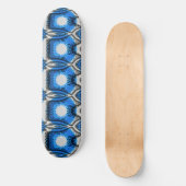atoomblauw persoonlijk skateboard (Voorkant)