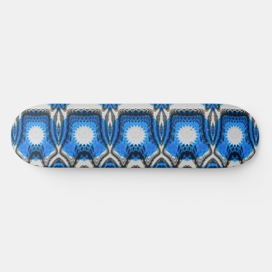 atoomblauw persoonlijk skateboard (Horizontaal)