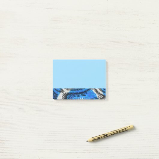 atoomblauw post-it® notes (Op bureau)