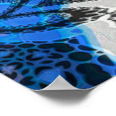 atoomblauw poster (Hoek)