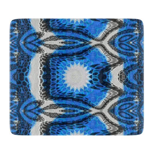 atoomblauw snijplank (Voorkant)