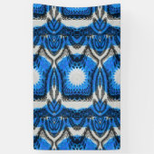 atoomblauw spandoek (Verticaal)