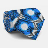 atoomblauw stropdas (Opgerold)