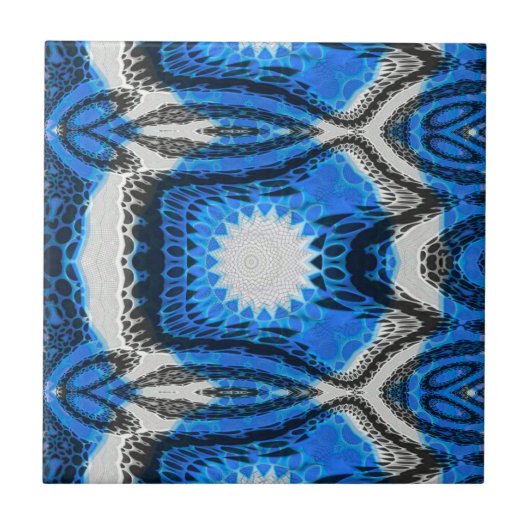 atoomblauw tegeltje (Voorkant)