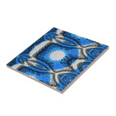 atoomblauw tegeltje (Zijkant)