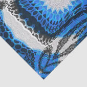atoomblauw tissuepapier (Detail)