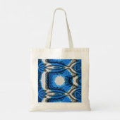 atoomblauw tote bag (Achterkant)