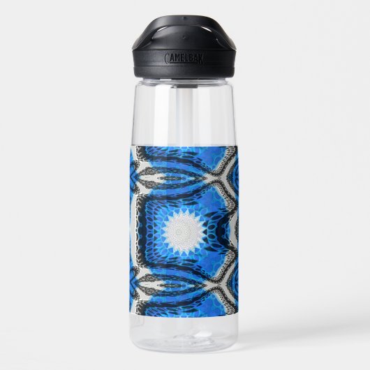 atoomblauw waterfles (Achterkant)