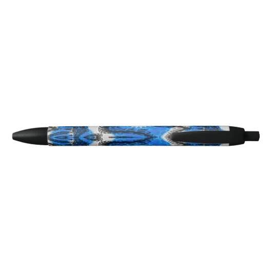 atoomblauw zwarte inkt pen (Achterkant)