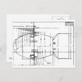 atoombom met vetMan Briefkaart (Voorkant / Achterkant)