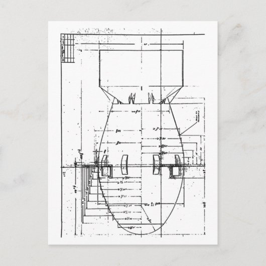 atoombom met vetMan Briefkaart (Voorkant)