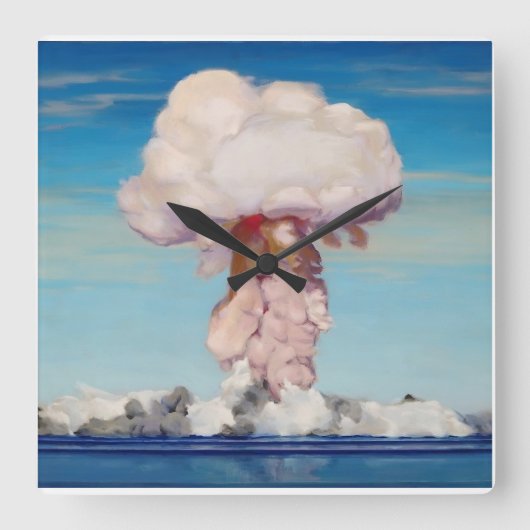 atoombom wandklok (Voorkant)