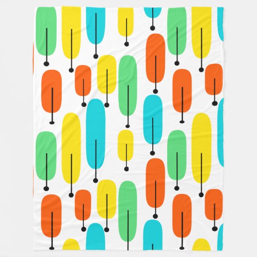 atoombomen fleece deken (Voorkant)