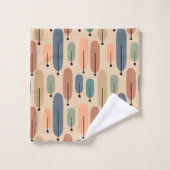 atoombomen Retro Bad Handdoek (Wasdoekje)