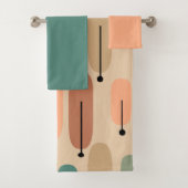 atoombomen Retro Bath-handdoekset Bad Handdoek (Insitu)