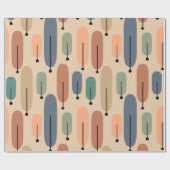 atoombomen Retro Cadeaupapier (Vlak)