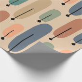 atoombomen Retro Cadeaupapier (Hoek)