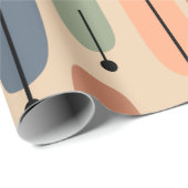 atoombomen Retro Cadeaupapier (Rol Hoek)