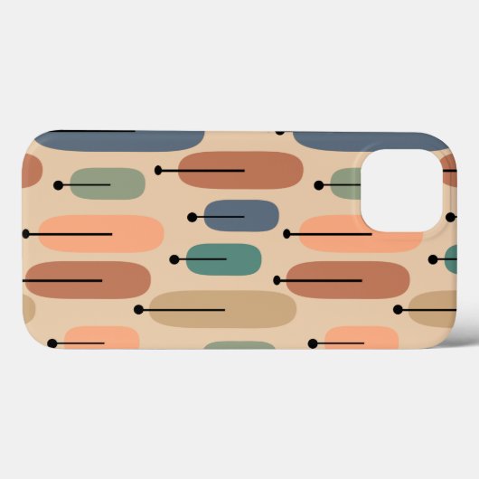 atoombomen Retro Case-Mate iPhone Case (Achterkant (horizontaal))
