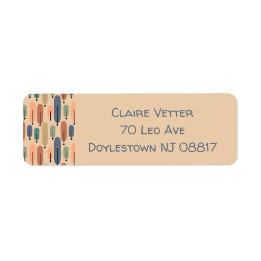 atoombomen Retro Etiket (Voorkant)