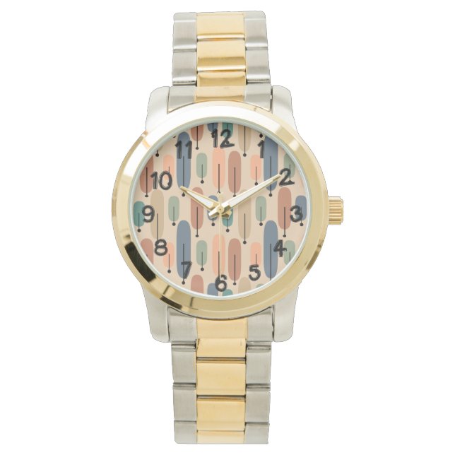 atoombomen Retro Horloge (Voorkant)