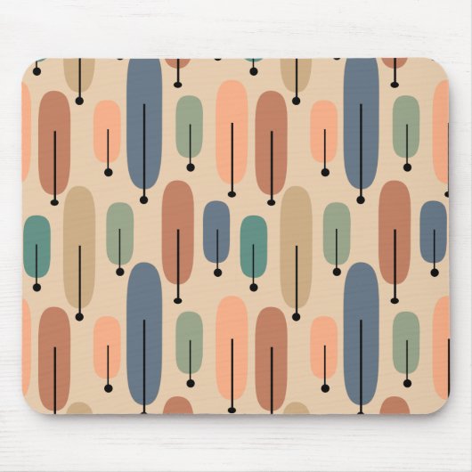 atoombomen Retro Muismat (Voorkant)