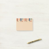 atoombomen Retro Post-it Notes (Op bureau)