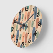 atoombomen Retro Ronde Klok (Hoek)