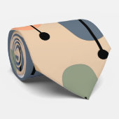 atoombomen Retro Stropdas (Opgerold)