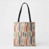 atoombomen Retro Tote Bag (Voorkant)