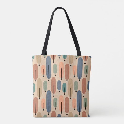 atoombomen Retro Tote Bag (Achterkant)