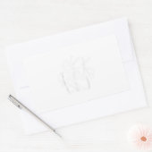 atoombowling grappige wetenschap bowling rechthoekige sticker (Envelop)