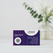 atoomcirkels - Drapery 04 Visitekaartje (Staand voorkant)