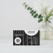 atoomcirkels - Drapery 08 Visitekaartje (Staand voorkant)