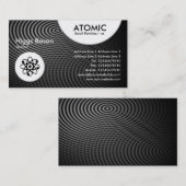 atoomcirkels - Elektrische pool 01 Visitekaartje (Voorkant / Achterkant)