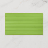 atoomcirkels - groene geborstelde structuur visitekaartje (Achterkant)