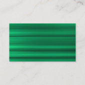 atoomcirkels - groene geborstelde structuur visitekaartje (Achterkant)